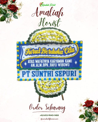 Papan Bunga Duka di Gowak