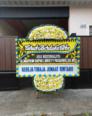 Papan Bunga Duka di Gowak