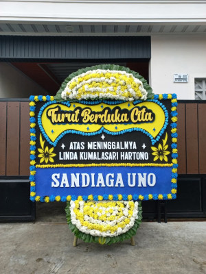 Papan Bunga Duka di Gowak